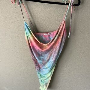 Multi colored bodysuit